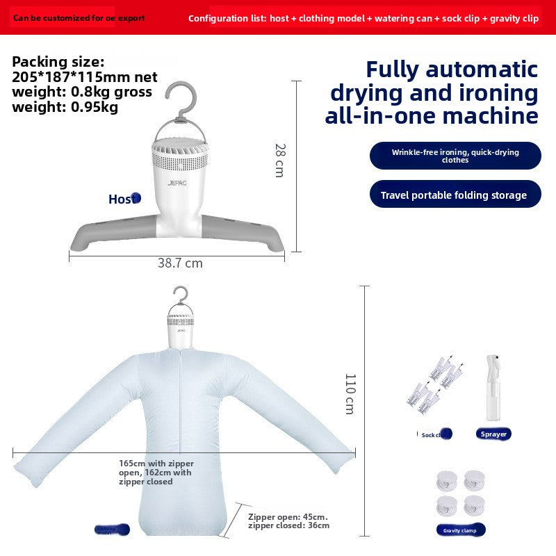 Portable Garment Steamer with Triple Function