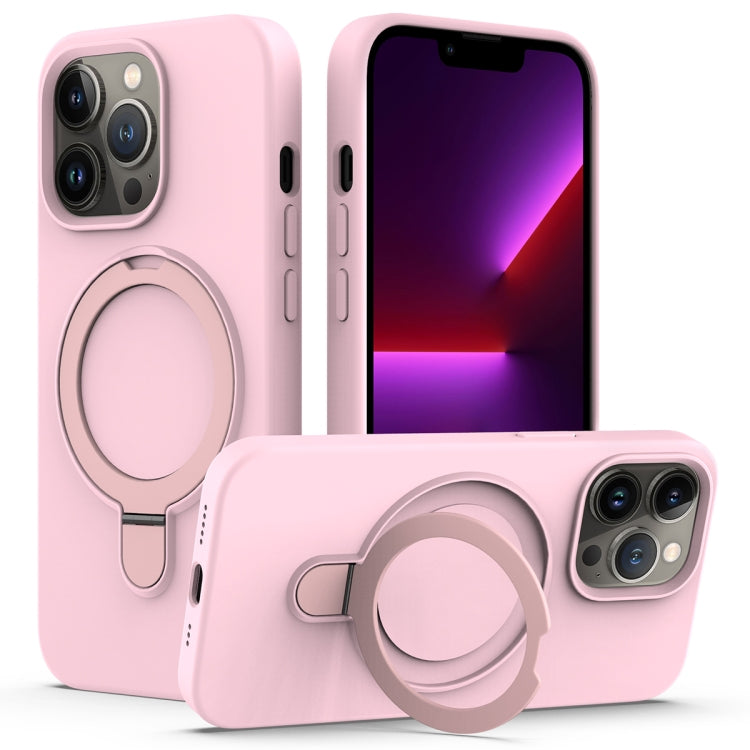 Liquid Silicone MagSafe Magnetic Phone Case with Ring Holder, For iPhone 12 Pro Max, For iPhone 12 Pro, For iPhone 11