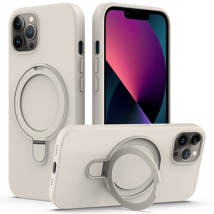 Liquid Silicone MagSafe Magnetic Phone Case with Ring Holder, For iPhone 12 Pro Max, For iPhone 12 Pro, For iPhone 11