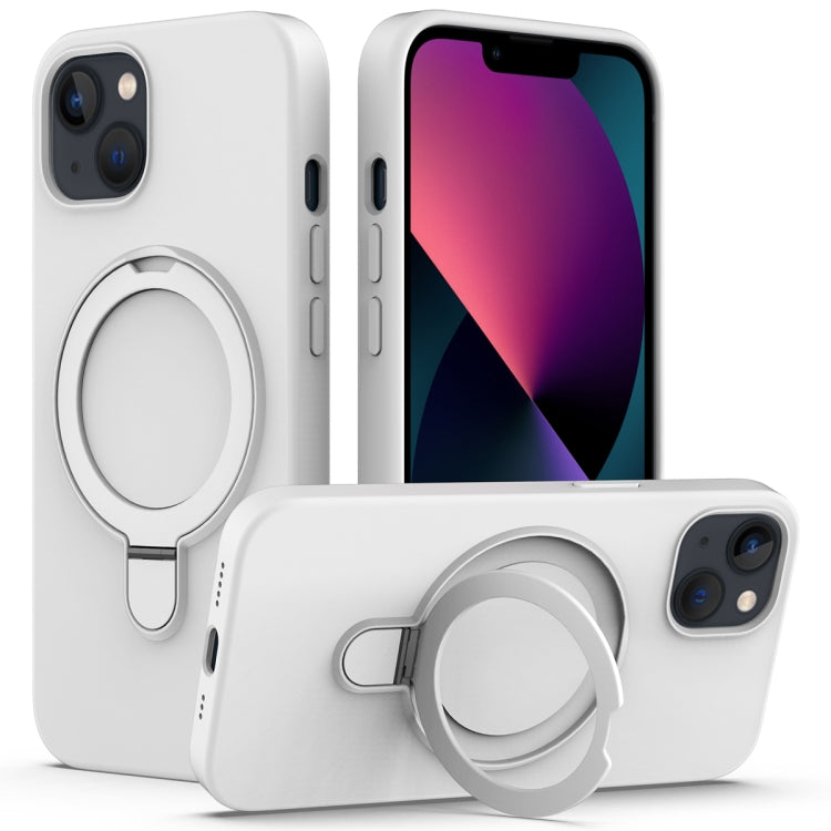 Liquid Silicone MagSafe Magnetic Phone Case with Ring Holder, For iPhone 15 Pro Max, For iPhone 15 Pro, For iPhone 15 Plus, For iPhone 15