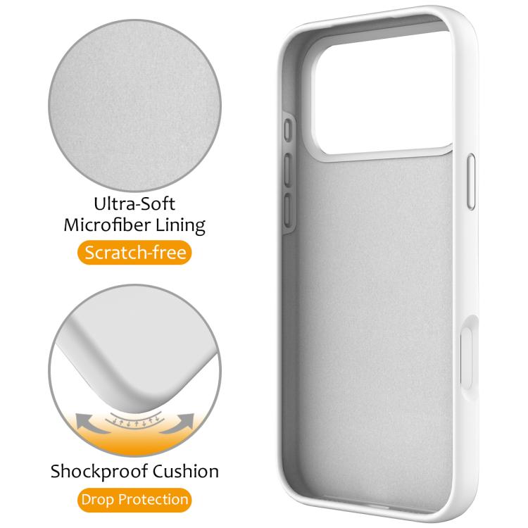 Liquid Silicone MagSafe Magnetic Phone Case with Ring Holder, For iPhone 17 Pro Max, For iPhone 17 Pro, For iPhone 17, For iPhone Air