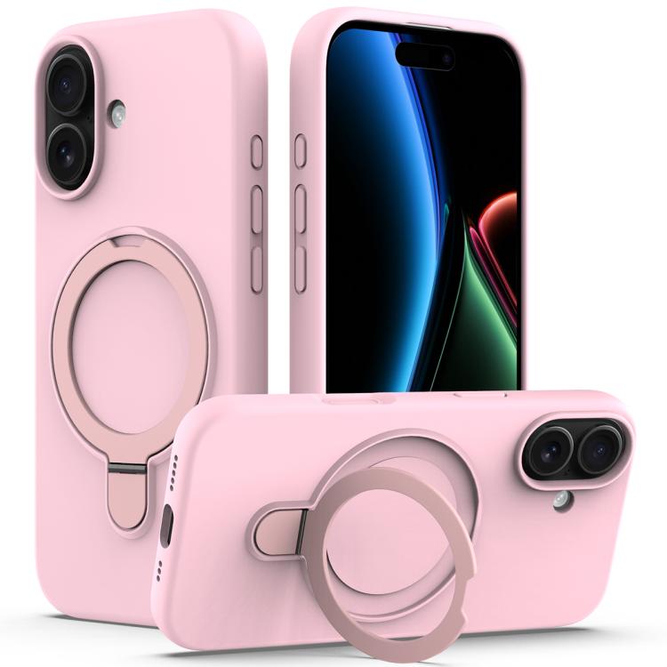 Liquid Silicone MagSafe Magnetic Phone Case with Ring Holder, For iPhone 17 Pro Max, For iPhone 17 Pro, For iPhone 17, For iPhone Air