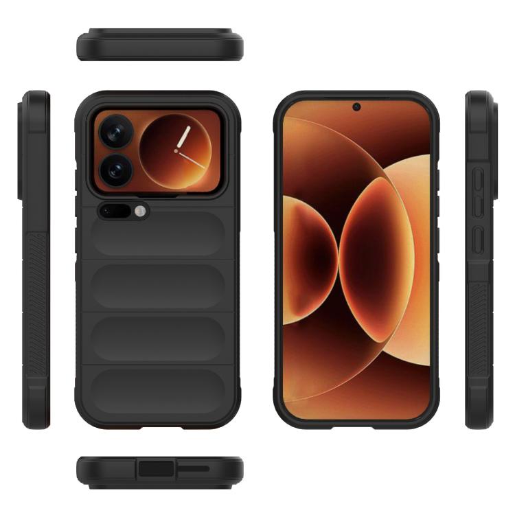 Magic Shield TPU + Flannel Phone Case, For Xiaomi 17 Pro, For Xiaomi 17, For Xiaomi Poco M7 4G 169mm, For Xiaomi 15T Pro 5G Global