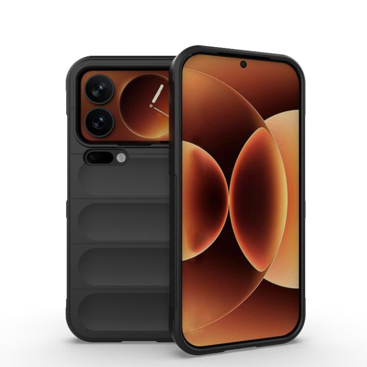 Magic Shield TPU + Flannel Phone Case, For Xiaomi 17 Pro, For Xiaomi 17, For Xiaomi Poco M7 4G 169mm, For Xiaomi 15T Pro 5G Global