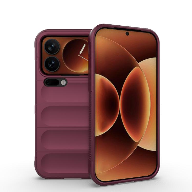 Magic Shield TPU + Flannel Phone Case, For Xiaomi 17 Ultra, For Xiaomi 17 Pro Max, For Xiaomi 17 Pro, For Xiaomi 17
