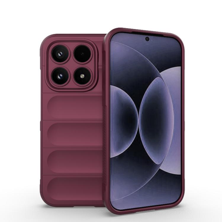 Magic Shield TPU + Flannel Phone Case, For Xiaomi 17 Ultra, For Xiaomi 17 Pro Max, For Xiaomi 17 Pro, For Xiaomi 17