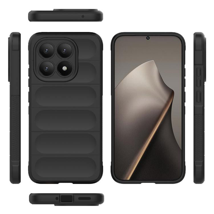 Magic Shield TPU + Flannel Phone Case, For Xiaomi 15T 5G Global, For Xiaomi Poco M7 Pro 5G, For Xiaomi 15 Pro 5G, For Xiaomi 15 5G