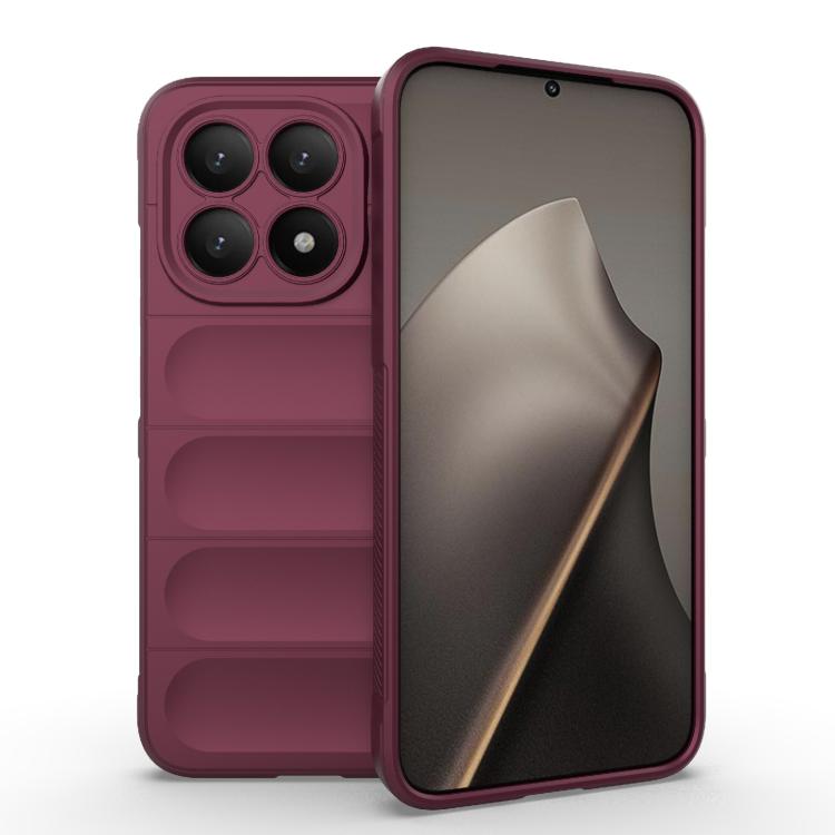 Magic Shield TPU + Flannel Phone Case, For Xiaomi Poco M7 4G 169mm, For Xiaomi 15T Pro 5G Global, For Xiaomi 15T 5G Global, For Xiaomi Poco M7 Pro 5G