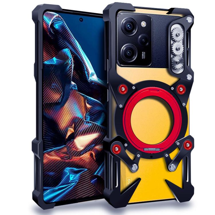 Rotating Bracket Hollow Metal Phone Case with Lanyard, For Xiaomi Poco X7 Pro, For Xiaomi Poco M7 Pro 5G, For Xiaomi 15 Pro, For Xiaomi 15, For Xiaomi 14T / 14T Pro, For Xiaomi Poco M6 4G, For Xiaomi Poco F6, For Xiaomi Poco F6 Pro, For Xiaomi Poco X6 ...
