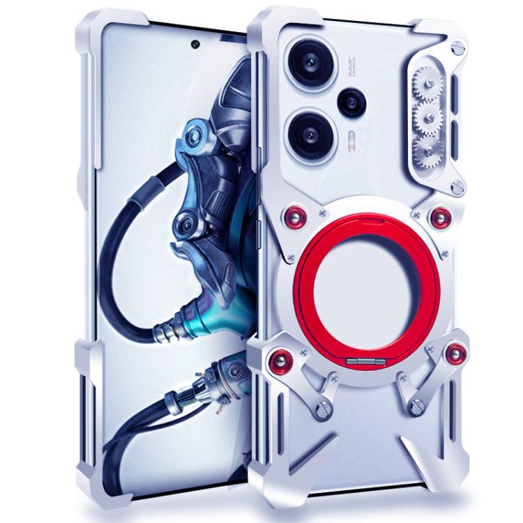 Rotating Bracket Hollow Metal Phone Case with Lanyard, For Xiaomi Poco X7 Pro, For Xiaomi Poco M7 Pro 5G, For Xiaomi 15 Pro, For Xiaomi 15, For Xiaomi 14T / 14T Pro, For Xiaomi Poco M6 4G, For Xiaomi Poco F6, For Xiaomi Poco F6 Pro, For Xiaomi Poco X6 ...