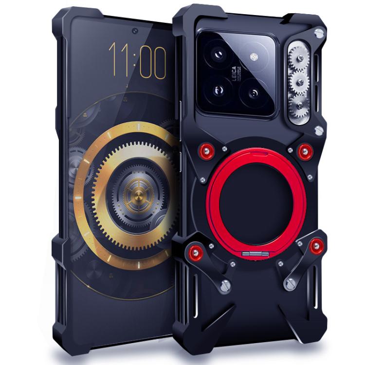 Rotating Bracket Hollow Metal Phone Case with Lanyard, For Xiaomi Poco X7 Pro, For Xiaomi Poco M7 Pro 5G, For Xiaomi 15 Pro, For Xiaomi 15, For Xiaomi 14T / 14T Pro, For Xiaomi Poco M6 4G, For Xiaomi Poco F6, For Xiaomi Poco F6 Pro, For Xiaomi Poco X6 ...