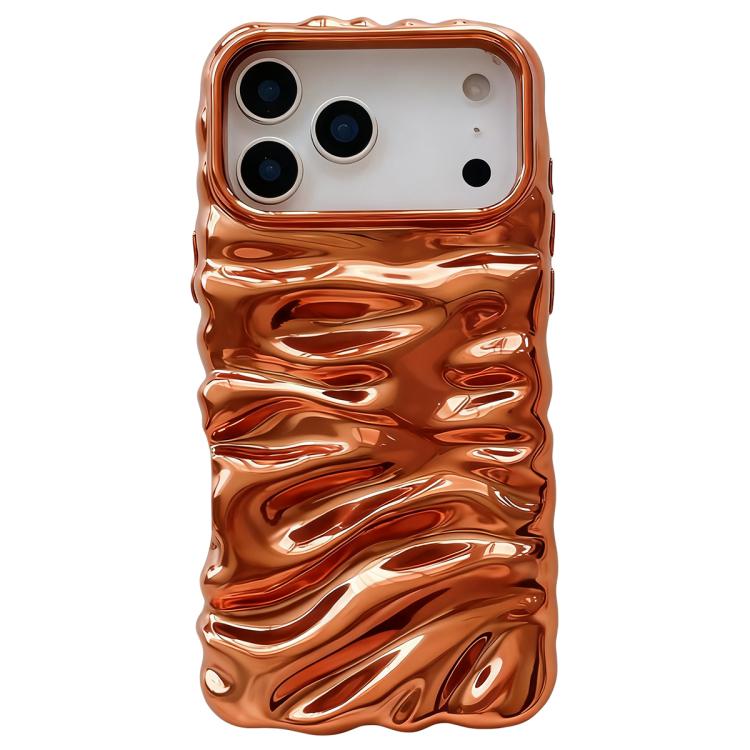 Cream Texture Electroplating TPU Full Coverage Phone Case, For iPhone 17 Pro Max, For iPhone 17 Pro, For iPhone 17, For iPhone 16 Pro Max