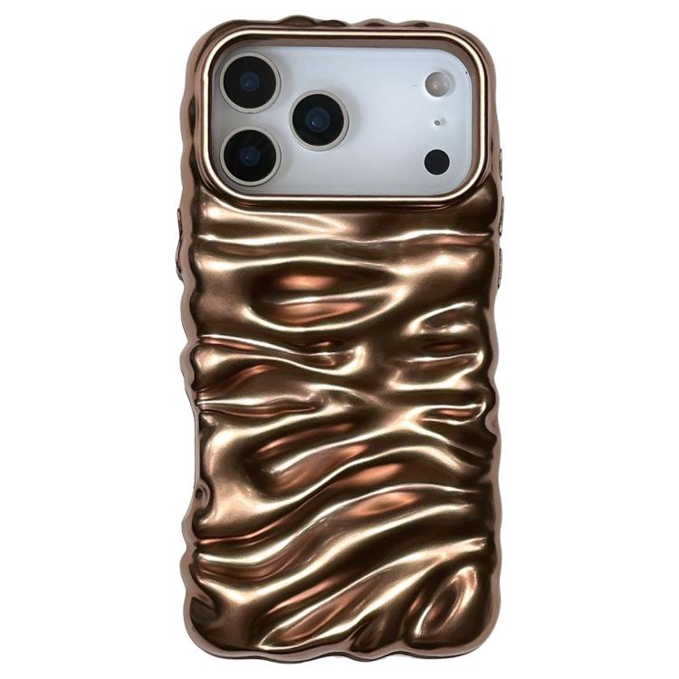 Cream Texture Electroplating TPU Full Coverage Phone Case, For iPhone 17 Pro Max, For iPhone 17 Pro, For iPhone 17, For iPhone 16 Pro Max