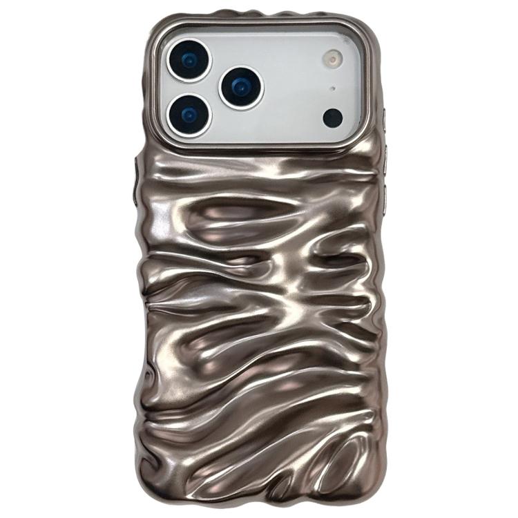 Cream Texture Electroplating TPU Full Coverage Phone Case, For iPhone 17 Pro Max, For iPhone 17 Pro, For iPhone 17, For iPhone 16 Pro Max
