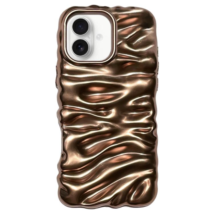 Cream Texture Electroplating TPU Full Coverage Phone Case, For iPhone 17 Pro Max, For iPhone 17 Pro, For iPhone 17, For iPhone 16 Pro Max