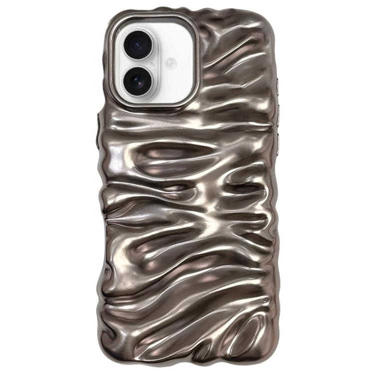 Cream Texture Electroplating TPU Full Coverage Phone Case, For iPhone 17 Pro Max, For iPhone 17 Pro, For iPhone 17, For iPhone 16 Pro Max