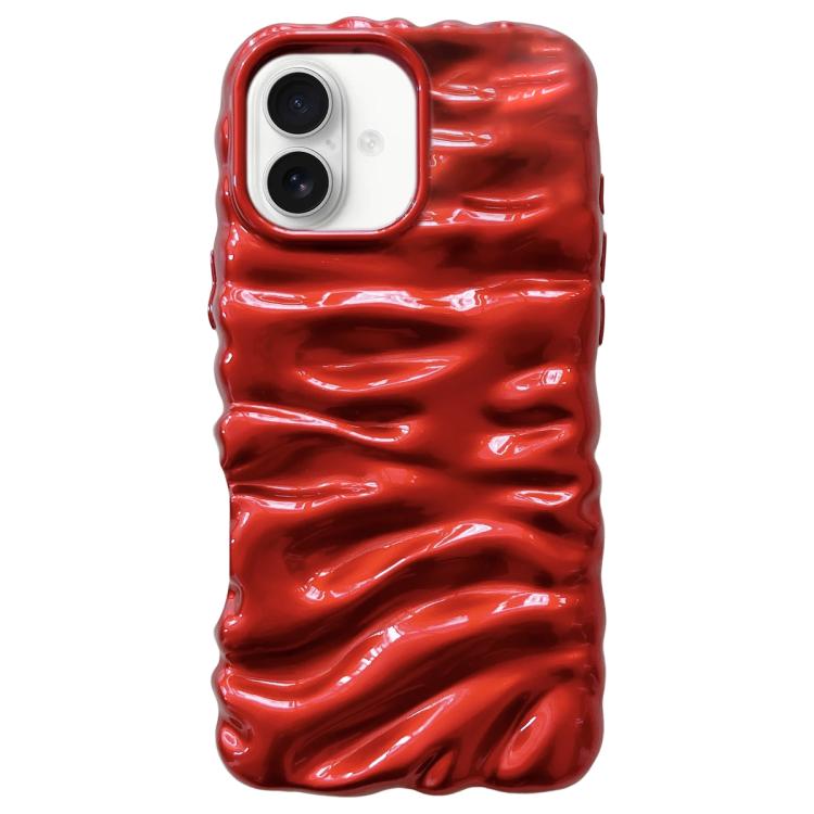 Cream Texture Electroplating TPU Full Coverage Phone Case, For iPhone 16 Pro, For iPhone 16, For iPhone 15 Pro Max, For iPhone 15 Pro