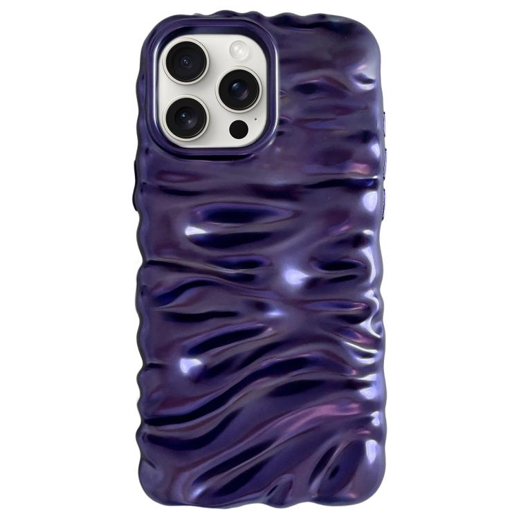 Cream Texture Electroplating TPU Full Coverage Phone Case, For iPhone 16 Pro, For iPhone 16, For iPhone 15 Pro Max, For iPhone 15 Pro