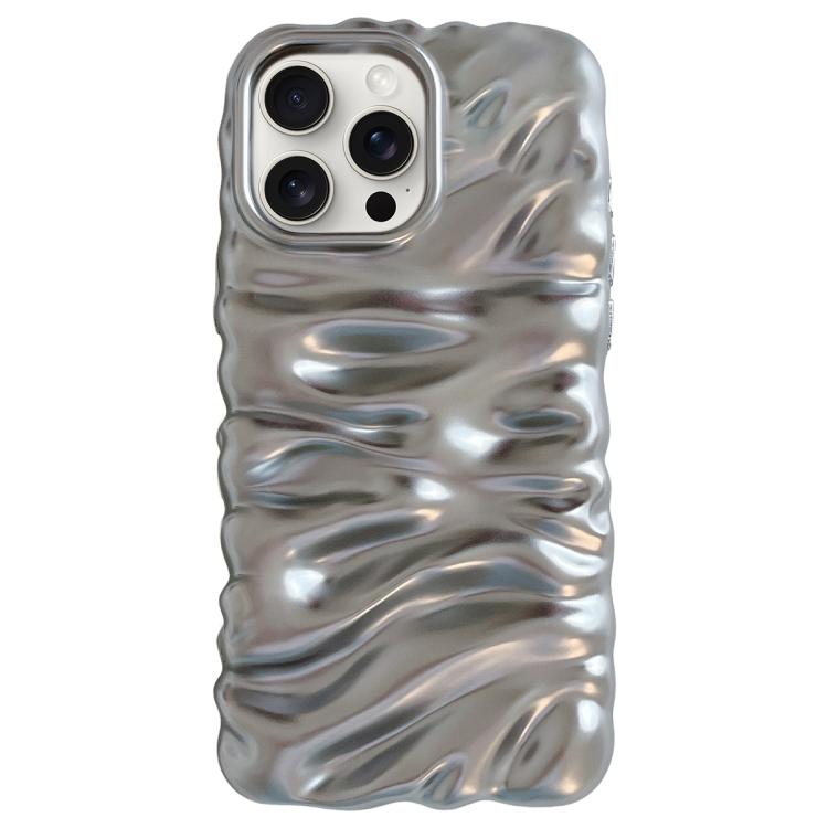 Cream Texture Electroplating TPU Full Coverage Phone Case, For iPhone 14 Pro, For iPhone 14 Pro Max, For iPhone 13