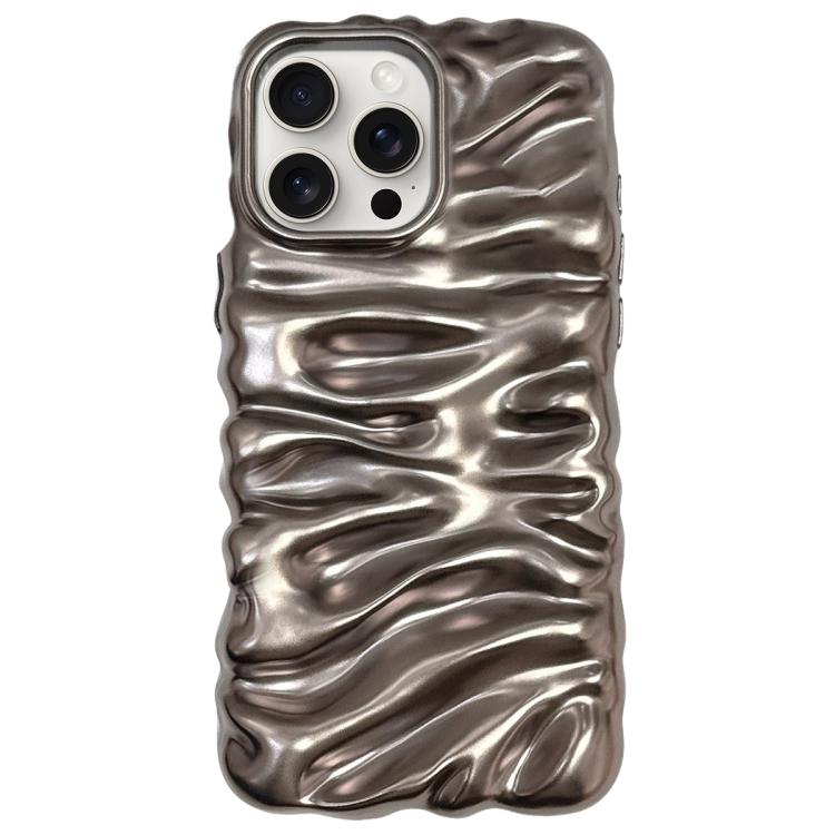 Cream Texture Electroplating TPU Full Coverage Phone Case, For iPhone 14 Pro, For iPhone 14 Pro Max, For iPhone 13