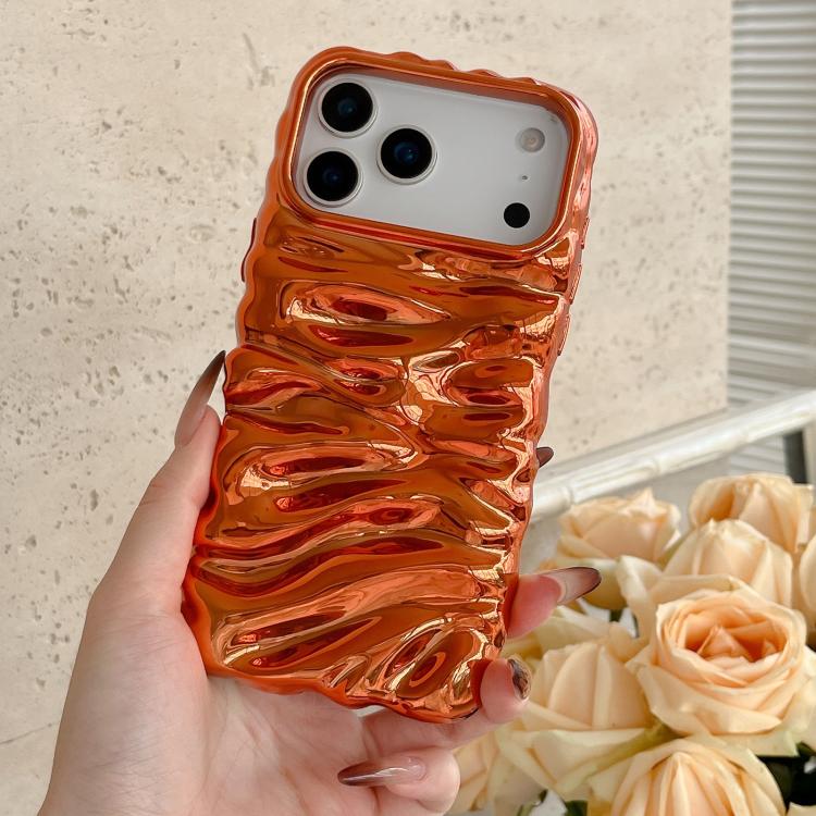Cream Texture Electroplating TPU Full Coverage Phone Case, For iPhone 14 Pro, For iPhone 14 Pro Max, For iPhone 13