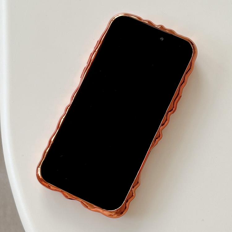 Cream Texture Electroplating TPU Full Coverage Phone Case, For iPhone 15 Plus, For iPhone 15, For iPhone 14 Plus, For iPhone 14