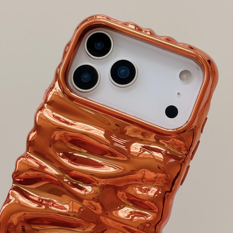 Cream Texture Electroplating TPU Full Coverage Phone Case, For iPhone 17 Pro Max, For iPhone 17 Pro, For iPhone 17, For iPhone 16 Pro Max