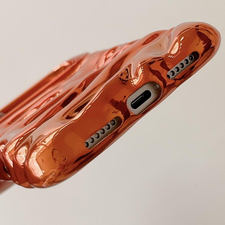 Cream Texture Electroplating TPU Full Coverage Phone Case, For iPhone 17 Pro Max, For iPhone 17 Pro, For iPhone 17, For iPhone 16 Pro Max