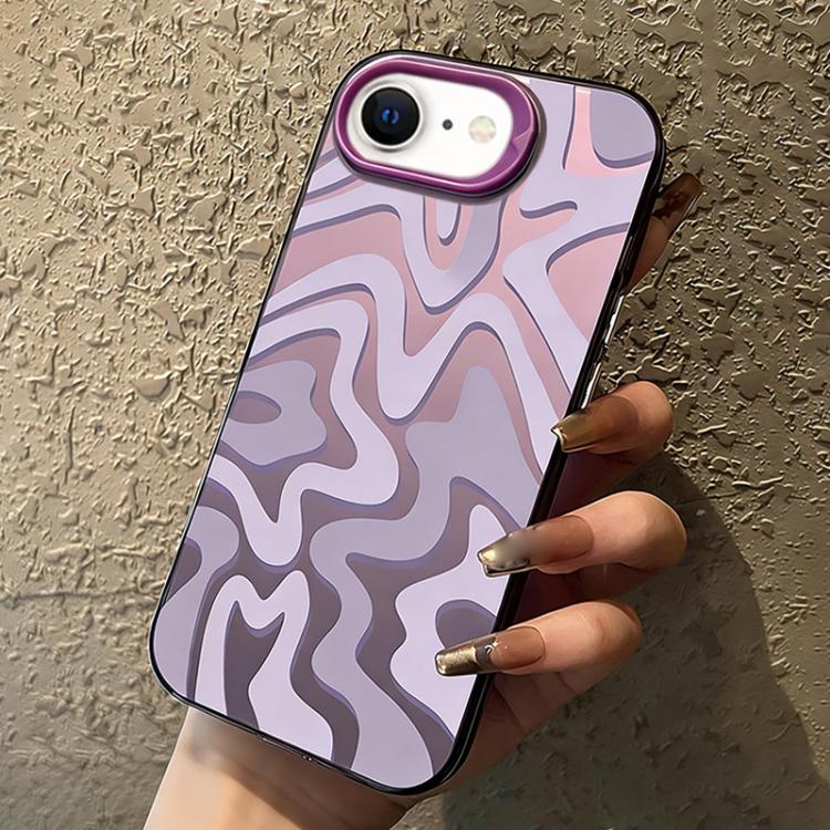 Wavy Stripes Pattern Frosted IMD 2-in-1 PC Phone Case, For iPhone 15 Pro Max, For iPhone 15 Pro, For iPhone 15 Plus, For iPhone 15, For iPhone 14 Plus, For iPhone 14, For iPhone 14 Pro, For iPhone 14 Pro Max, For iPhone SE 2022 / SE 2020 / 7 / 8