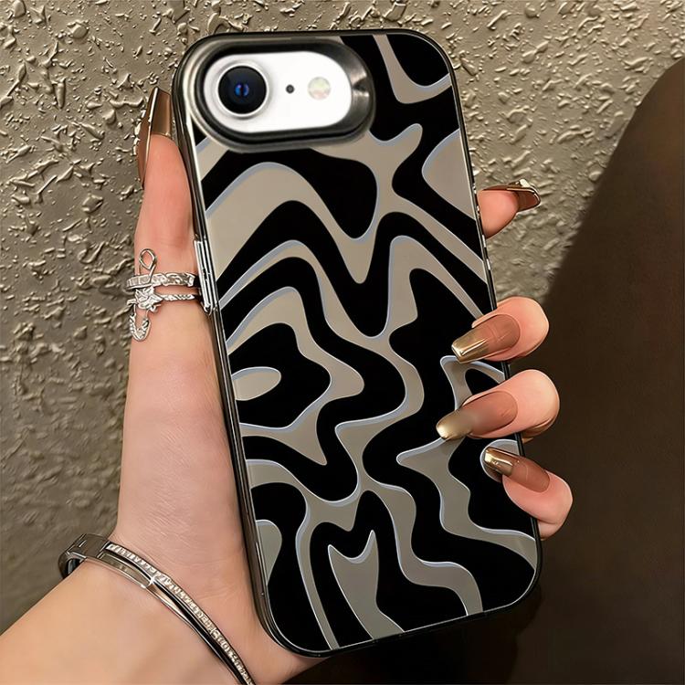 Wavy Stripes Pattern Frosted IMD 2-in-1 PC Phone Case, For iPhone 15 Pro Max, For iPhone 15 Pro, For iPhone 15 Plus, For iPhone 15, For iPhone 14 Plus, For iPhone 14, For iPhone 14 Pro, For iPhone 14 Pro Max, For iPhone SE 2022 / SE 2020 / 7 / 8