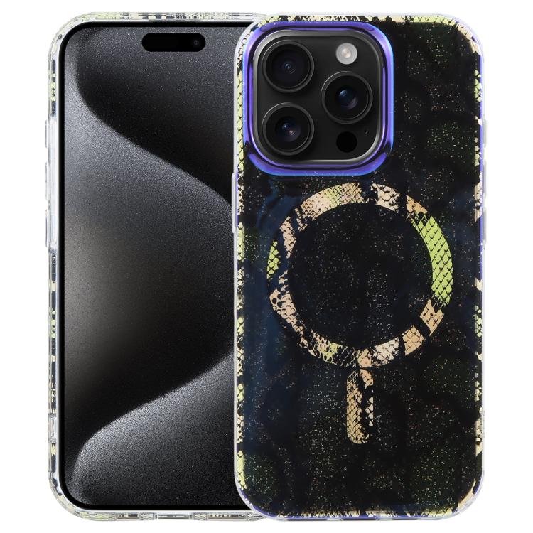 IMD Blue Light Jungle Series Magnetic Phone Case, For iPhone 16, For iPhone 15 Pro Max, For iPhone 15 Pro, For iPhone 15 Plus / 14 Plus, For iPhone 15, For iPhone 14 / 13, For iPhone 14 Pro, For iPhone 14 Pro Max