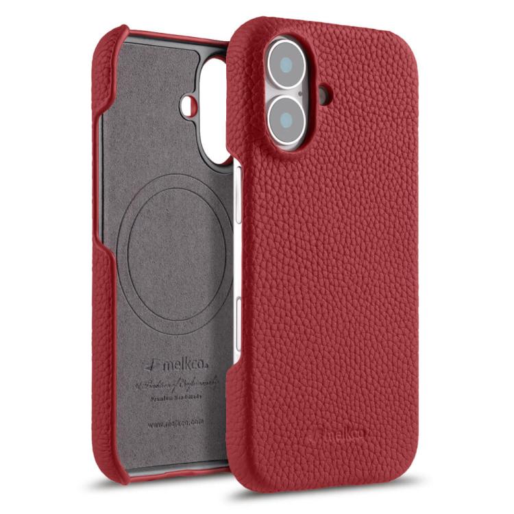 melkco Litchi Texture Magnetic Half Coverage Genuine Leather Phone Case, For iPhone 16 Pro, For iPhone 16, For iPhone 15 Pro Max, For iPhone 15 Pro, For iPhone 15, For iPhone 14