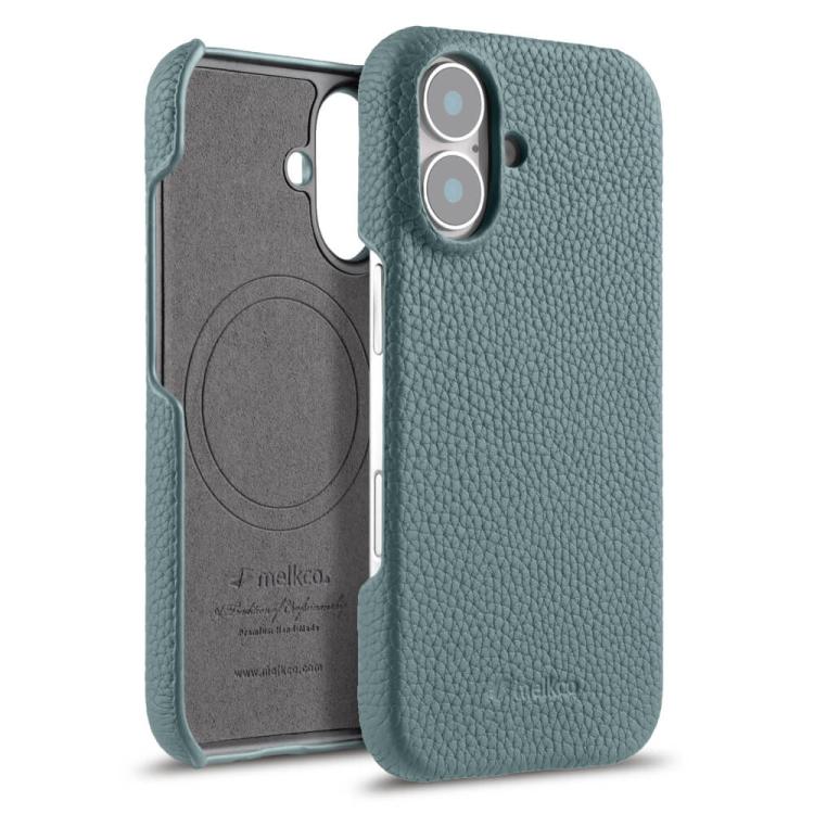melkco Litchi Texture Magnetic Half Coverage Genuine Leather Phone Case, For iPhone 16 Pro, For iPhone 16, For iPhone 15 Pro Max, For iPhone 15 Pro, For iPhone 15, For iPhone 14