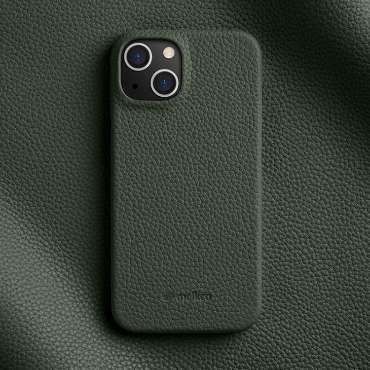 melkco Litchi Texture Magnetic Half Coverage Genuine Leather Phone Case, For iPhone 16 Pro, For iPhone 16, For iPhone 15 Pro Max, For iPhone 15 Pro, For iPhone 15, For iPhone 14
