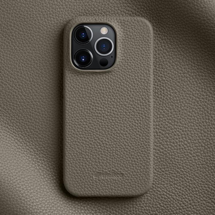 melkco Litchi Texture Magnetic Half Coverage Genuine Leather Phone Case, For iPhone 16 Pro, For iPhone 16, For iPhone 15 Pro Max, For iPhone 15 Pro, For iPhone 15, For iPhone 14