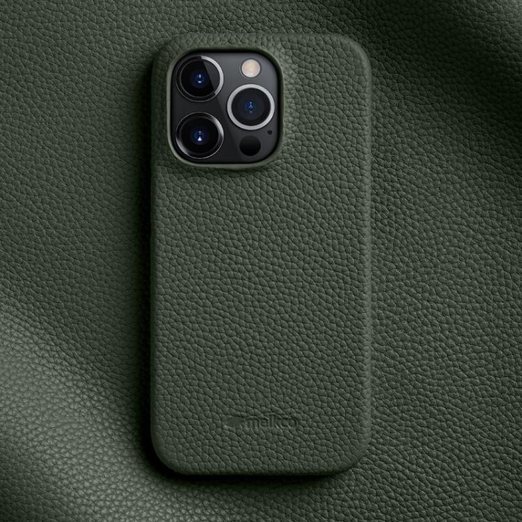 melkco Litchi Texture Magnetic Half Coverage Genuine Leather Phone Case, For iPhone 16 Pro, For iPhone 16, For iPhone 15 Pro Max, For iPhone 15 Pro, For iPhone 15, For iPhone 14