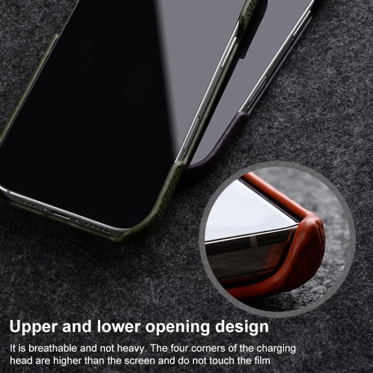 melkco Litchi Texture Magnetic Half Coverage Genuine Leather Phone Case, For iPhone 14 Pro, For iPhone 14 Pro Max