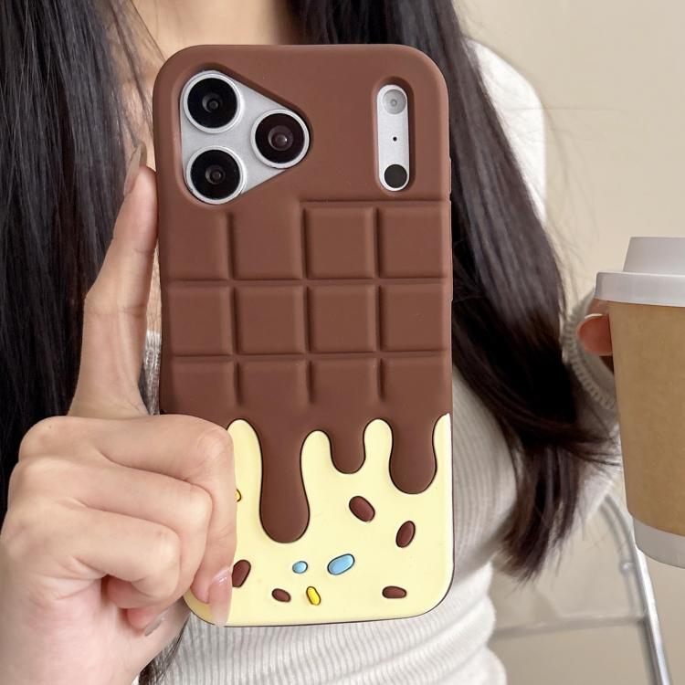 Candy Chocolate Silicone Phone Case, For iPhone 17 Pro Max, For iPhone 17 Pro, For iPhone 17, For iPhone 16 Pro Max, For iPhone 16 Pro, For iPhone 16 Plus, For iPhone 16, For iPhone 15 Pro Max, For iPhone 15 Pro, For iPhone 15, For iPhone 14           ...