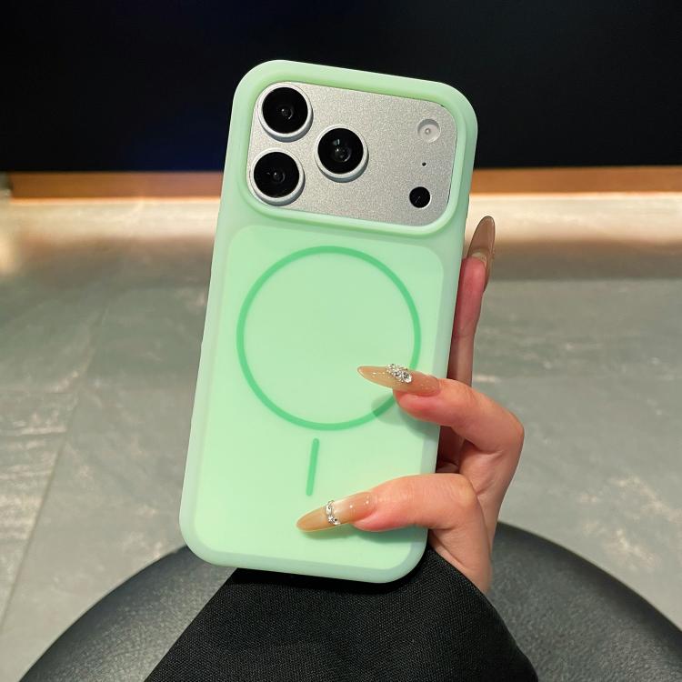 Ice Cream Skin Feel Liquid Silicone Fine Circle Magnetic Phone Case, For iPhone 17 Pro Max, For iPhone 17 Pro, For iPhone 17, For iPhone 16 Pro Max, For iPhone 16 Pro