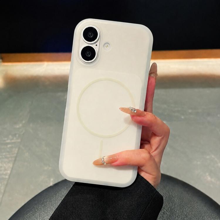 Ice Cream Skin Feel Liquid Silicone Fine Circle Magnetic Phone Case, For iPhone 16, For iPhone 15 Pro Max, For iPhone 15 Pro, For iPhone 15, For iPhone 14