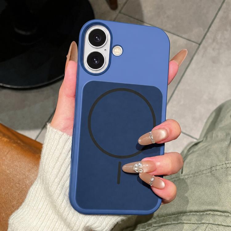 Ice Cream Skin Feel Liquid Silicone Fine Circle Magnetic Phone Case, For iPhone 16, For iPhone 15 Pro Max, For iPhone 15 Pro, For iPhone 15, For iPhone 14