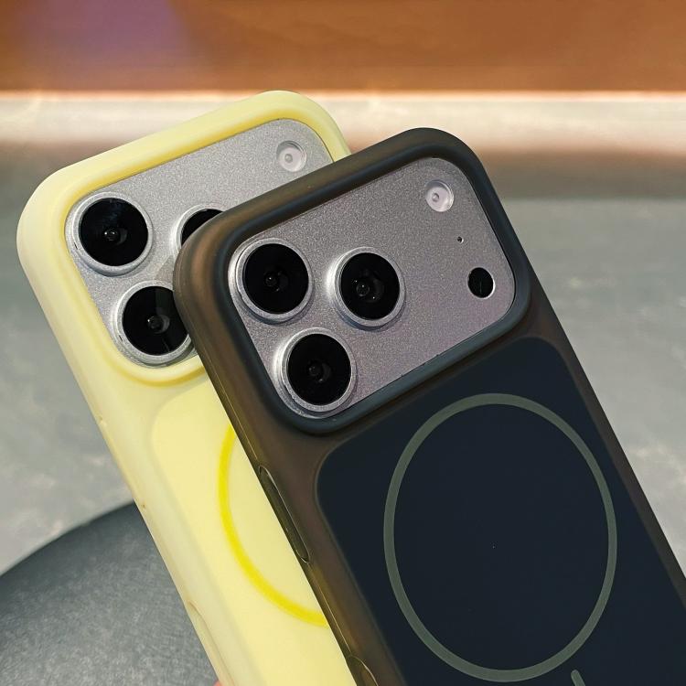 Ice Cream Skin Feel Liquid Silicone Fine Circle Magnetic Phone Case, For iPhone 14 Pro, For iPhone 14 Pro Max, For iPhone 13 Pro Max, For iPhone 13