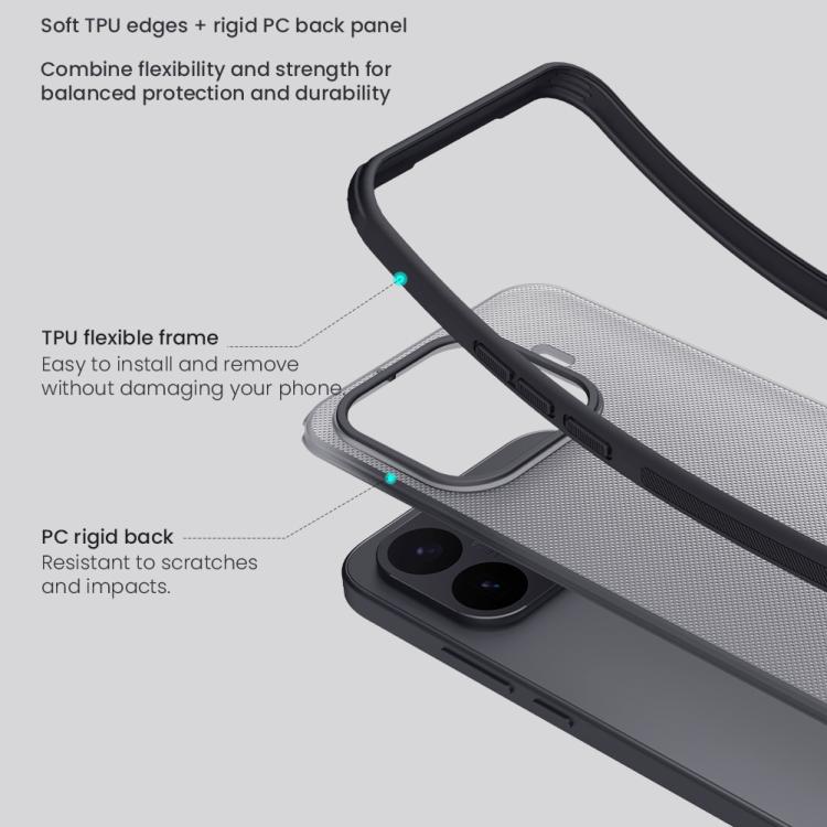 NILLKIN Super Frosted Shield Pro PC + TPU Phone Case, For Xiaomi 17T 5G