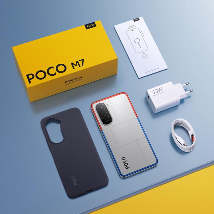 Xiaomi POCO M7 Global, 6GB+128GB, Side Fingerprint, 6.9 inch Xiaomi HyperOS 2 Snapdragon 685 4G Octa Core, NFC, Network: 4G, 6GB+128GB