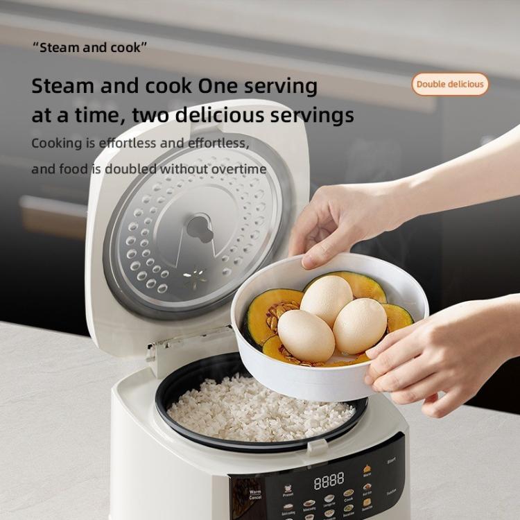 400W 2L Electric Rice Cooker with Color Screen 10 Preset Menus, 24H Smart Booking for 1-2 People, EU Plug 220V, UK Plug 220V, US Plug 110V